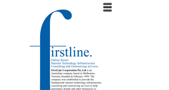 Desktop Screenshot of firstline.com.au