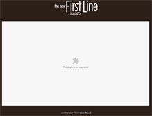 Tablet Screenshot of firstline.at